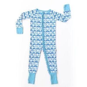 Little Sleepies Blue Rainbows Zippy - Newborn